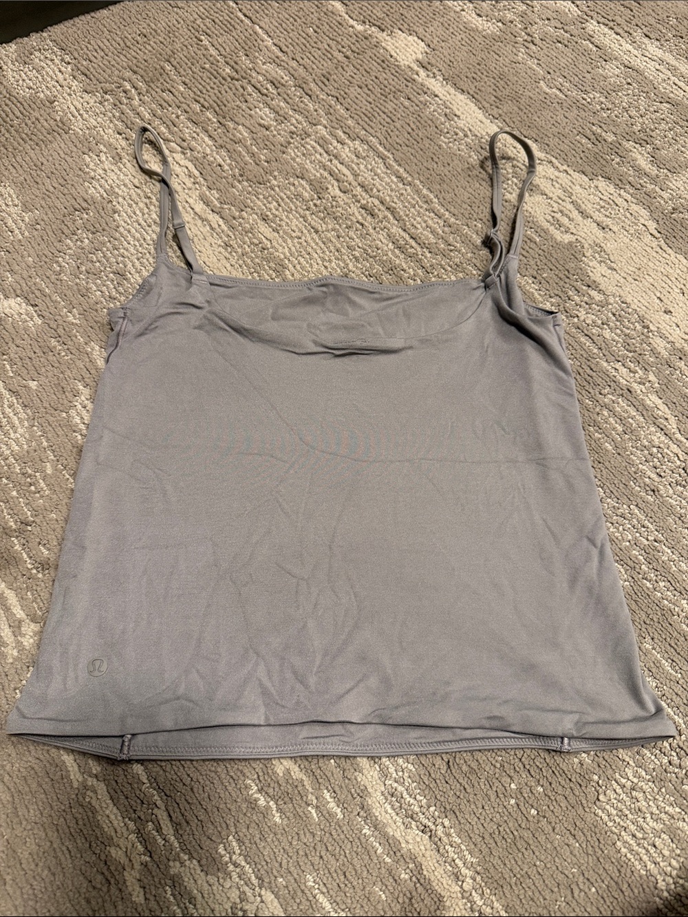 lululemon athletica Light Gray Adjustable Strap Camisole